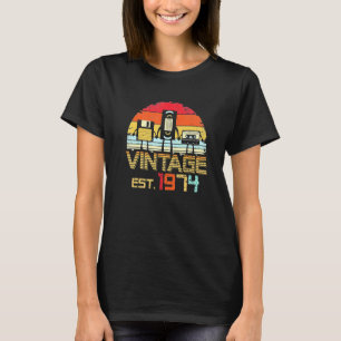 Vintag 1974 48. Geburtstag T-Shirt