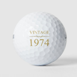 Vintag 1974 50. Geburtstag Golfball