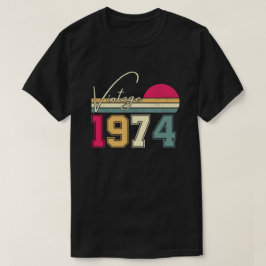 Vintag 1974, 50. Geburtstagsgeschenk T-Shirt
