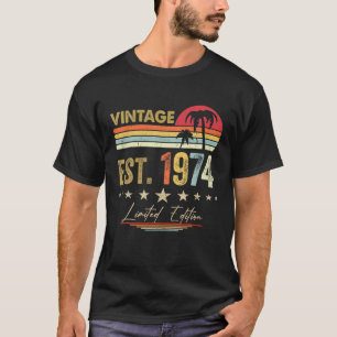Vintag 1974 Funny 48 Years Old Boys and Girls 48T T-Shirt