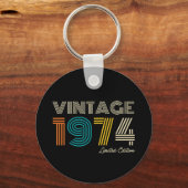 Vintag 1974 Limited Edition 50. Geburtstag Schlüsselanhänger (Vorderseite)