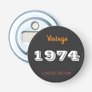 Vintag 1974 Limited Edition 52. Geburtstagsgeschen Flaschenöffner