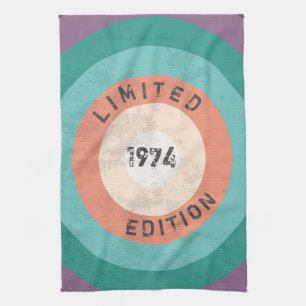 Vintag 1974 limitierte Auflage 50. Geburtstag Geschirrtuch