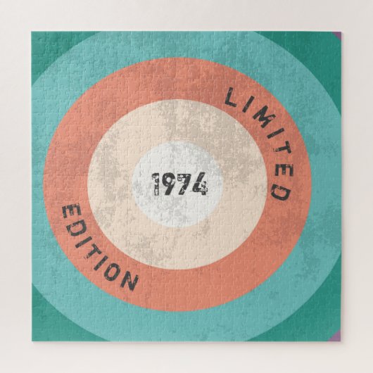 Vintag 1974 limitierte Auflage 50. Geburtstag Puzzle (Vertikal)