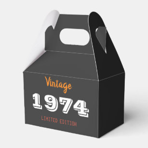 Vintag 1974 limitierte Auflage 52. Geburtstagsgesc Geschenkschachtel
