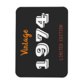 Vintag 1974 Magnet - 52. Geburtstag Limited Edit (Vertikal)