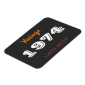 Vintag 1974 Magnet - 52. Geburtstag Limited Edit (Linke Seite)