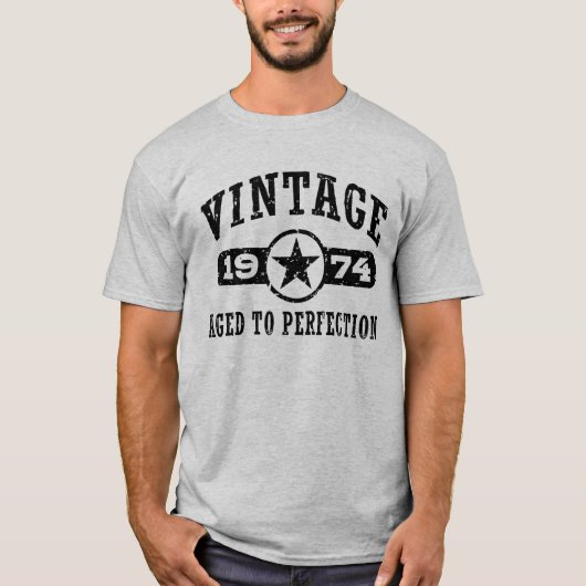 Vintag 1974 T-Shirt (Vorderseite)