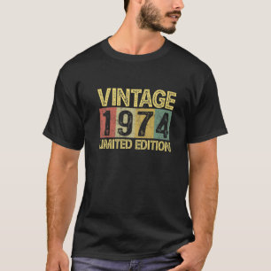 Vintag 1974 Tag 48 Jahre alter Sonnenschein 48. Ge T-Shirt