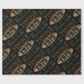 Vintag 1975 50. Geburtstag Geschenkpapier (Flach)