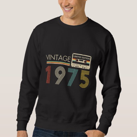 Vintag 1975 Kassette Sweatshirt (Vorderseite)