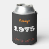 Vintag 1975 Limited Edition 50. Geburtstag Retro Dosenkühler (Kanne Vorderseite)