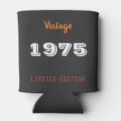 Vintag 1975 Limited Edition 50. Geburtstag Retro Dosenkühler (Rückseite)