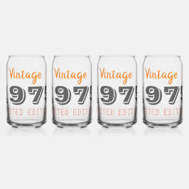 Vintag 1975 limitierte Auflage 50. Geburtstagsgesc Dosenglas