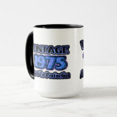 Vintag 1975 - Perfektion Tasse (Vorderseite Links)