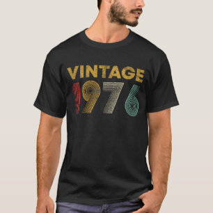 Vintag 1976 46. Geburtstagsgeschenk 46 Jahre alt T-Shirt