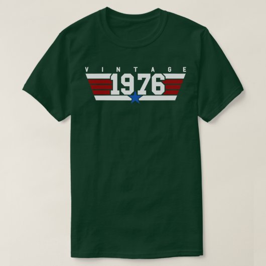 Vintag 1976 Aviator T-Shirt (Design vorne)