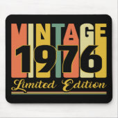 Vintag 1976 Geburtstag Mouse Pad Mousepad (Vorne)