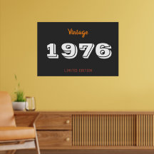 Vintag 1976 limitierte Auflage 45. Geburtstagsgesc