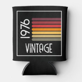 Vintag 1976 Retro Stripe Sun 50. Geburtstag Rosa Dosenkühler