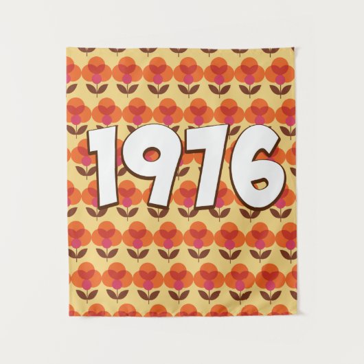 Vintag 1976 wandteppich (Vorderseite)