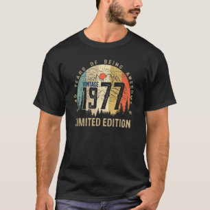 Vintag 1977 45. Geburtstag 45 Jahre alt T-Shirt