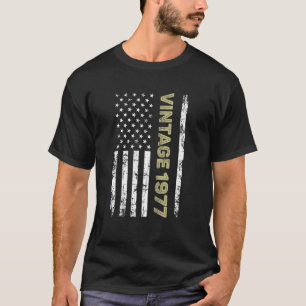 Vintag 1977 45. Geburtstagsgeschenk Männer Frauen T-Shirt