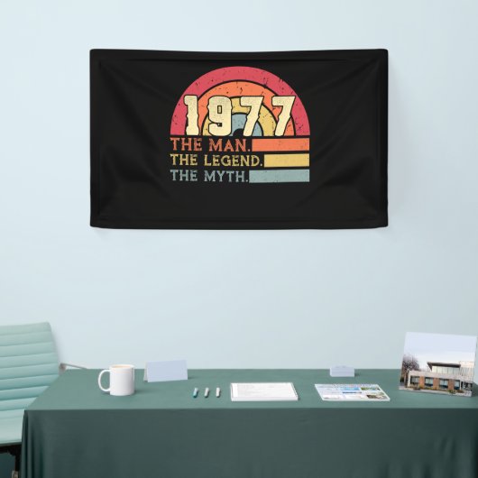 Vintag 1977 Geburtstag Banner (Messeveranstaltung)