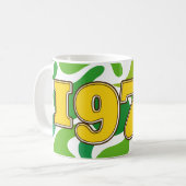 Vintag 1977 kaffeetasse (Vorderseite Links)
