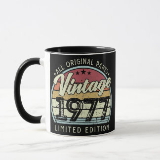 Vintag 1977 Limited Edition 45 Years Old 45. Tasse