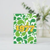 Vintag 1977 postkarte (Stehend Vorderseite)