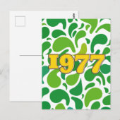 Vintag 1977 postkarte (Vorne/Hinten)