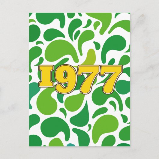 Vintag 1977 postkarte (Vorderseite)