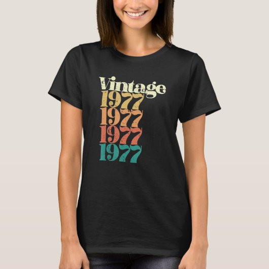 Vintag 1977 T-Shirt (Vorderseite)