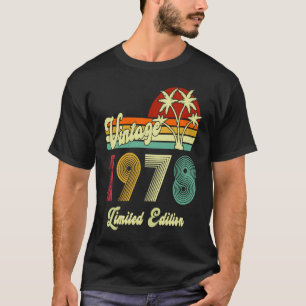 Vintag 1978 45 Jahre alt 45. Geburtstag T-Shirt