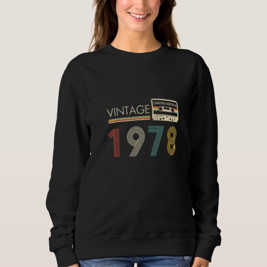 Vintag 1978 Kassette Sweatshirt (Vorderseite)