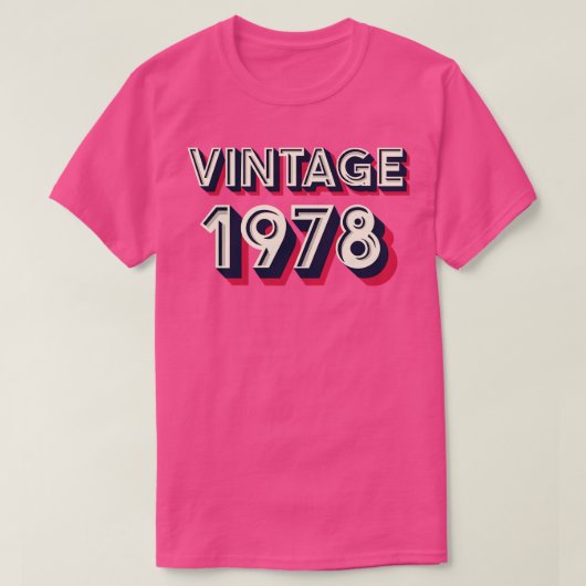 Vintag 1978 T-Shirt (Design vorne)