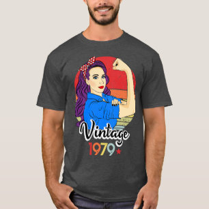 Vintag 1979 42. Geburtstag 42. Geburtstag Geboren  T-Shirt