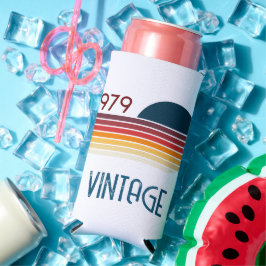 Vintag 1979 Retro Stripe Sun Selters Dosenkühler