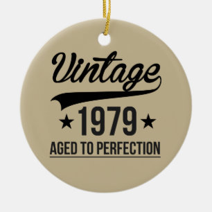 Vintag 1979 vollendet keramik ornament