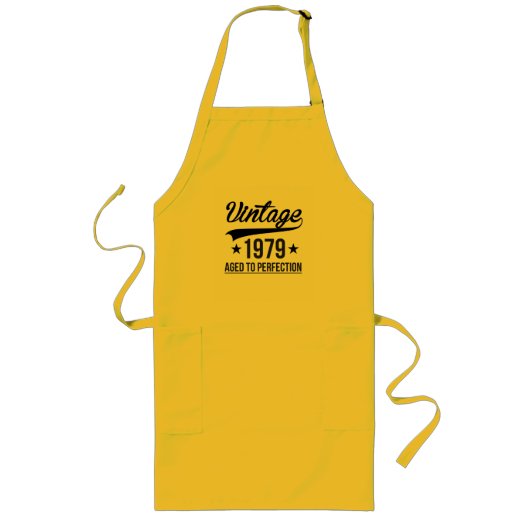 Vintag 1979 vollendet lange schürze (Vorne)