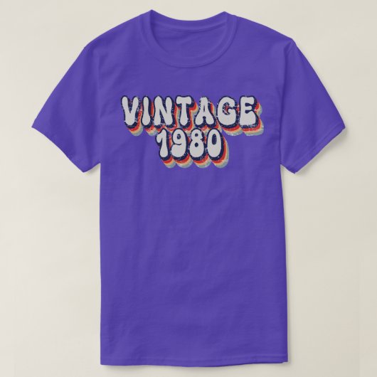 Vintag 1980 1 T-Shirt (Design vorne)