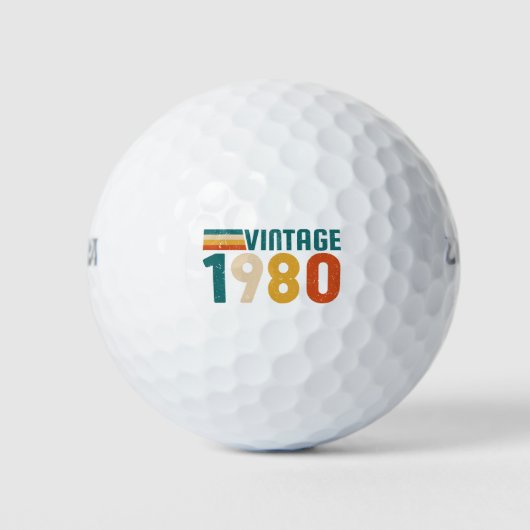 VINTAG 1980 GOLFBALL (Vorderseite)