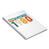 VINTAG 1980 NOTIZBLOCK (Rechte Seite)