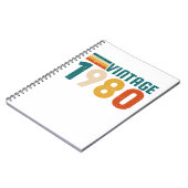 VINTAG 1980 NOTIZBLOCK (Linke Seite)