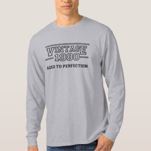 VINTAG 1980 vollendet T-Shirt
