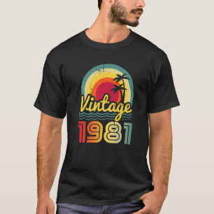 Vintag 1981 41 Jahre alte Männer und Frauen 41. Ge T-Shirt