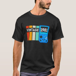 Vintag 1981 Geburtstag Funny Happy 40. Geburtstag T-Shirt