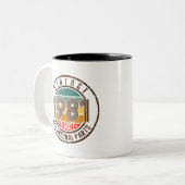 Vintag 1981 zweifarbige tasse (Vorderseite Links)