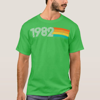 Vintag 1982 39 Jahre Geburtstagsgeschenk Retro T-Shirt